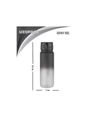 Uzspace Matara Tritan 800 Ml 3053-6 Black White thumbnail 4
