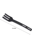 3lü Mini Plastik Spatula Kaşık Çatal Servis Seti Takımı thumbnail 6