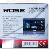 Rose DC-6300 Bt 7 Inç Double Oto USB Sd Bluetooth Teyp thumbnail 2