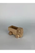 Ahşap Küçük Açık Oyuncak Kamyon thumbnail 3
