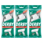 Derby Tek Bıçaklı 5 li Poşet x 3 Adet thumbnail 1