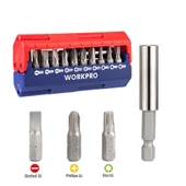 WORKPRO WP221062 13 Parça Manyetik CR-V Vidalama Bits Uç Seti thumbnail 2