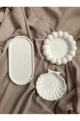 Dekoratif Tabak 3’lü Oval & Baloncuk Set thumbnail 1