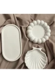 Dekoratif Tabak 3’lü Oval & Baloncuk Set thumbnail 2
