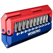 WORKPRO WP221062 13 Parça Manyetik CR-V Vidalama Bits Uç Seti thumbnail 4