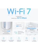 TP-Link Deco BE65 9300 Mbps Mesh Wi-Fi Sistemi (Tekli) thumbnail 4
