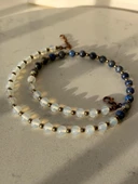 Lapis lazuli Opal kolye thumbnail 1