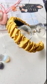 Taç saten taşlı sarı thumbnail 2