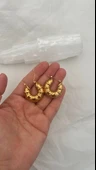 Çelik halka küpe thumbnail 4