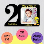 Fotoğraflı Doğum Günü Magneti 20 Adet thumbnail 1