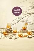 Safir 6'lı Meşrubat Bardağı 425 ML thumbnail 1