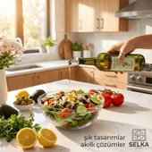 Selka Home Ahşap Stant 2'li Yağdanlık thumbnail 1