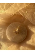 Çelik Kolye gold kelebek thumbnail 2