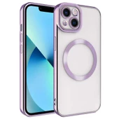iPhone 14 Plus Kılıf Magsafe Wireless Şarj Özellikli Setro Silikon thumbnail 9