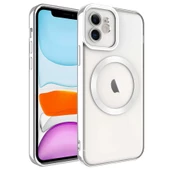 iPhone 11 Kılıf Magsafe Wireless Şarj Özellikli Setro Silikon thumbnail 6