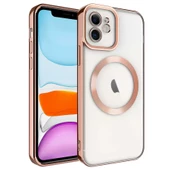 iPhone 11 Kılıf Magsafe Wireless Şarj Özellikli Setro Silikon thumbnail 4