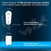 FOMY Köpük Sabun Krom Dispenser 1000 ml thumbnail 3