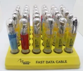Mate Type-C Data Kablo 2.4Amper 1M Tüp Hasır Kablo USB-C thumbnail 2