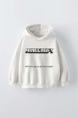 ERKEK ÇOCUK MINECRAFT MODELLİ PAMUK KAPŞONLU SWEAT thumbnail 3