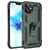 iPhone 12 Mini Kılıf Panzer Ring Tam Koruma Arka Kapak thumbnail 2