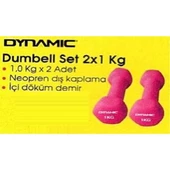 Dynamic 1kg x 2 Adet  Dambıll Fuşya thumbnail 2