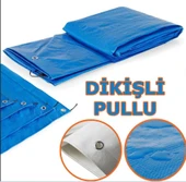 Ebatlı Su Geçirmez Pullu Çadır Branda Tente 4X8 m thumbnail 2
