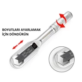 WORKPRO WP272015 7/22mm CR-V Üniversal Ayarlanabilir Anahtar thumbnail 4