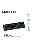 Classone RGB10 RGB Kablolu Oyuncu Klavyesi thumbnail 4