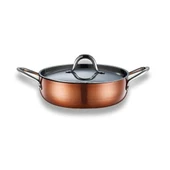 Brioni Copperfield 24 Cm Basık Seramik Tencere CPF123 thumbnail 1