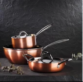 Brioni Copperfield 24 Cm Basık Seramik Tencere CPF123 thumbnail 2