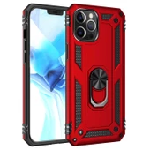iPhone 12 Pro Max Kılıf Panzer Ring Tam Koruma Arka Kapak thumbnail 8