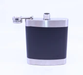 Siyah - Krom  Cep Matarası-Flask 7 OZ thumbnail 5