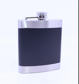 Siyah - Krom  Cep Matarası-Flask 7 OZ thumbnail 2