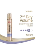 Flex 2nd Day Volume Extra Strong Hold Saç Köpüğü - 200 ml thumbnail 3