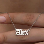 925 Gümüş İsimli Kolye thumbnail 1