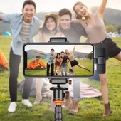 Kablosuz Tekli Type C Girişli  Yaka Mikrofonu thumbnail 6