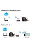 300 Mbps Kablosuz Mini Wireless Adaptör 802.11N thumbnail 4