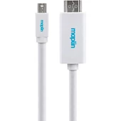 Mini Displaypot To HDMI Kablo 3 Metre Beyaz thumbnail 3