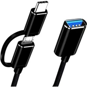 Torima Usb 3.0 Type C ve Micro Usb Otg Adaptör thumbnail 1