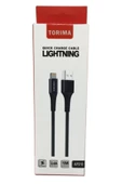 Torima 2.4A Iphone Lightning 2.4 A Halat Şarj Ve Data Kablosu thumbnail 2
