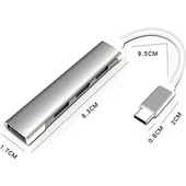 Type - C 3.1 4 Girişli Usb Çoğaltıcı Hub thumbnail 2