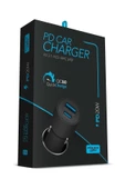 Powerway Araç Şarj Başlığı 3.1 A Type C-Usb thumbnail 1
