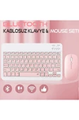Kablosuz Klavye Ve Mouse Seti Bluetoothlu Şarj Edilebilir Windows İos Android Telefon Tablet Uyumlu thumbnail 1