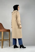 Kapşonlu Tesettür Kap Vizon thumbnail 5