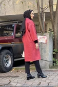 Kaşe Ceket Nar Çiçeği thumbnail 5