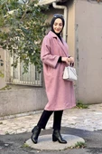 Kaşe Ceket Pudra thumbnail 2
