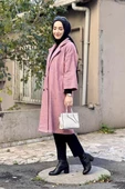 Kaşe Ceket Pudra thumbnail 3