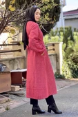 Düğmeli Kaşe Kap Nar Çiçeği thumbnail 5