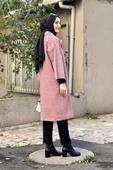 Kaşe Ceket Pudra thumbnail 5