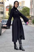 Kaşe Kaban Siyah thumbnail 2